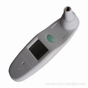 Digital infrared ear thermometer, measure quickly (only 1 second) and easily by inserting the tip